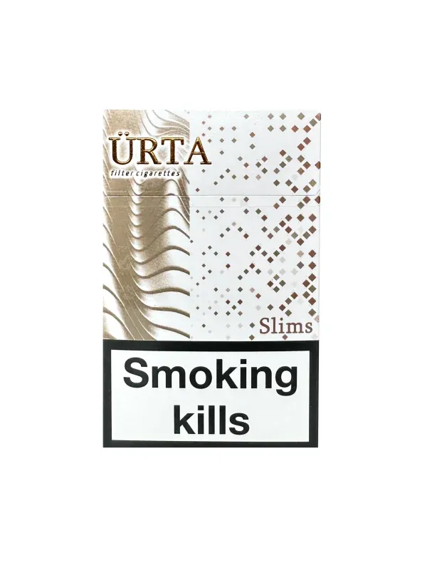 Сигареты Urta Super Slims White (Юрта Супер Слимс Белая)